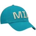 thumbnail image 3 of Women's '47 Aqua Miami Dolphins Finley Clean Up Adjustable Hat, 3 of 4