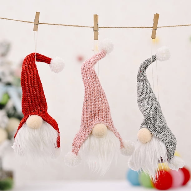 onlyliua para Interior/Exterior Muñeco de Papá Noel, Regalo de Cumpleaños para La Decoración Navideña Del Hogar.