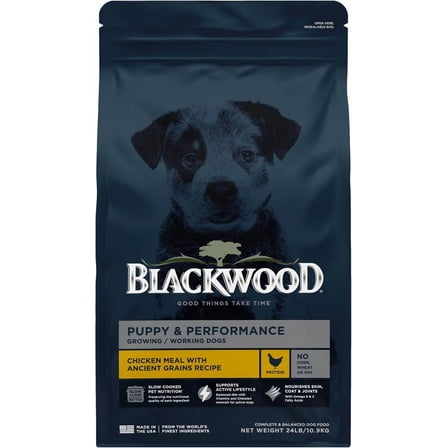 Blackwood Puppy & Performance Chicken Meal with Ancient Grains 24 lb