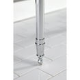 thumbnail image 4 of Kingston Brass KVPB372271CP Edwardian 37" Ceramic Console Sink with Brass Legs (1-Hole), White/Polished Chrome, 4 of 8