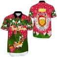 thumbnail image 3 of Camisas gráficas con mapa de la bandera de Burundi y estampado completo para hombres, camisas casuales de manga corta hawaianas para la playa, blusas con emblema nacional para hombres, 3 of 5