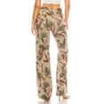 thumbnail image 3 of Cali1850 Women's Casual Linen Pants 32" Inseam Oceanside Drawstring Smocked Waist Lounge Beach Pants with Pockets, 3 of 6