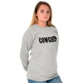 thumbnail image 4 of Country Cutie Southern Cowgirl Women Plus Size Long Sleeve Graphic Tee Brisco Brands 2X, 4 of 5