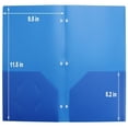 thumbnail image 2 of (6PCS)Folders With Pockets 3 Hole Punched, Binder Folders, For Store Notes, Test Papers, Stationery Or Unfinished Assignments, For School,Office,Home, 2 of 6