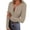 Khaki-women summer top, variant on Yourumao Womens Ribbed Knit Blouses Half Button Henley Shirts Elastic Long Sleeve Tops Comfy Solid Color Tees Going Out Tshirts