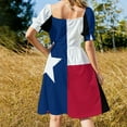 thumbnail image 3 of Texas: Texan Flag Dress bandage dress women's summer clothing Women's dresses, 3 of 6