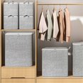 thumbnail image 2 of Spacious 220L Fabric Storage Bag for Comforters and Seasonal Clothing with Easy Carry Handles Space Saving Designs, 2 of 4