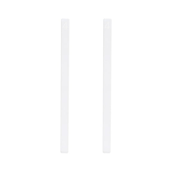 Raindrops Baking Rulers Acrylic 2Pcs 15.72X0.98X0.16in