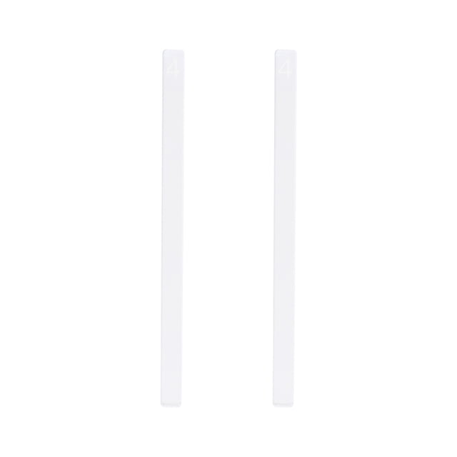 KAKOWELY leveling ruler 2Pcs Cookie Balance Rulers Cookie Thickness Rulers Cookie Levelers (Transparent)15.75"X0.98"X0.16"