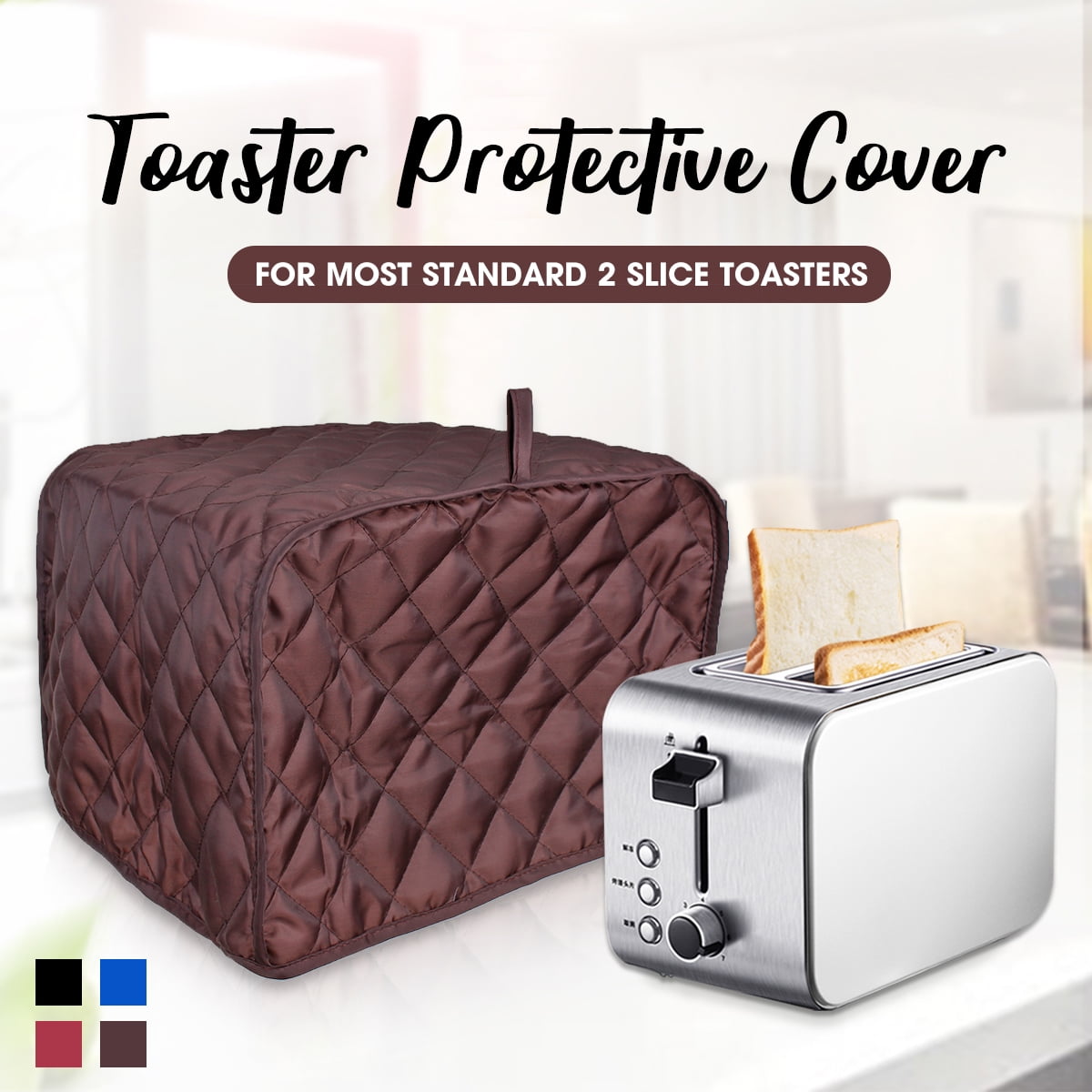 Red Grid 2 Slice Cover Bakeware Cover Dust-Proof Kitchen Tool Red Grid 2 Slice Cover Bakeware Cover Dust-Proof Kitchen Tool