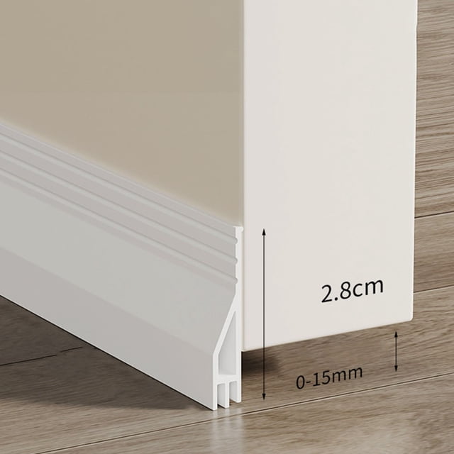Lefu Wave Bottom Door Draft Stopper Weather Strip Noise Blocker Soundproof Door Sweep