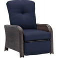Corrolla Outdoor Luxury Recliner in Navy