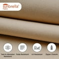 thumbnail image 6 of Covers&All Sunbrella Pillows Set of 2, UV Fade resistant & Water Repellent Square Throw Pillows (Inserts with Covers) for Indoor Outdoor Use, 6 of 6