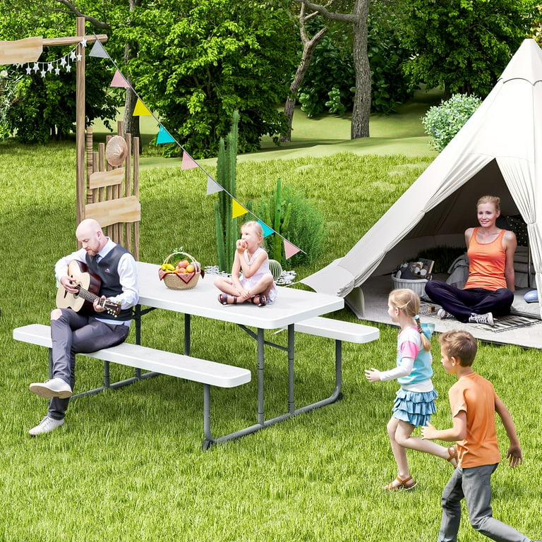 Camping Folding Park Bench Picnic Table Camping Picnic Table Bench