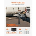 thumbnail image 2 of VEVOR Trailer Jack Bolt-on Trailer Tongue Jack 5000 lbs Dynamic Load 14.3" Lift, 2 of 9