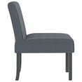thumbnail image 2 of vidaXL Slipper Chair Dark Grey Velvet, 2 of 5