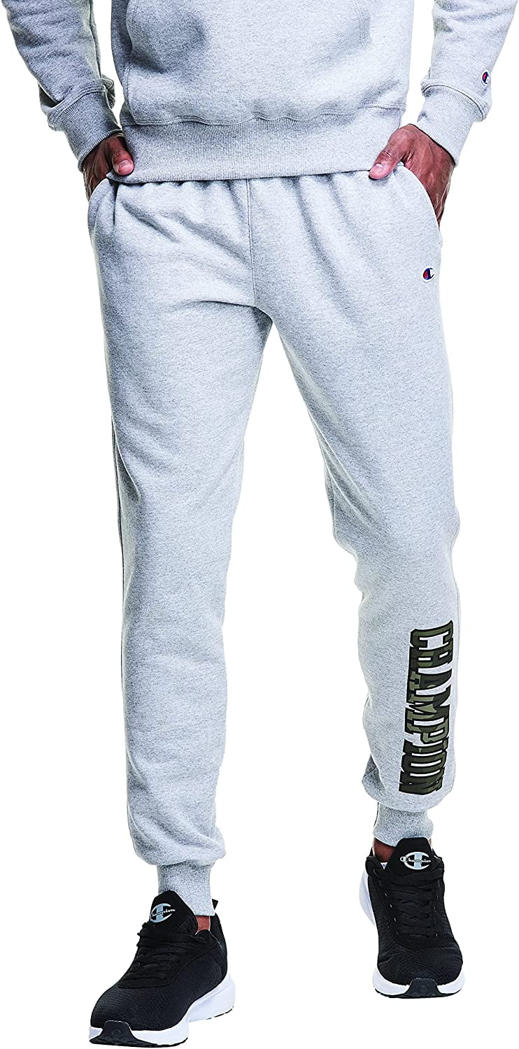 champion joggers grey