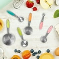 thumbnail image 4 of Classic Cuisine 10-Piece Stainless-Steel Measuring Cups and Spoons Set, 4 of 6