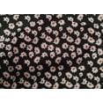 thumbnail image 4 of oneOone Cotton Poplin Black Fabric Artistic Flower Craft Projects Decor Fabric Printed By The Yard 42 Inch Wide, 4 of 4