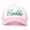 Caddie - White/Light Pink, variant on Foam Snapback Trucker Hat - Pink Pony Club - White/Hot Pink