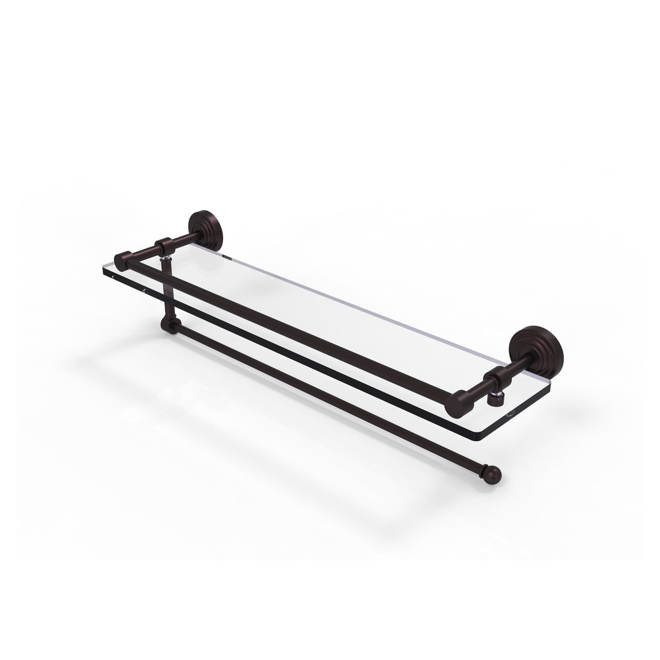 Wavwely Place Collection Paper Towel Holder with 22in Gallery Glass