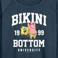 thumbnail image 3 of SpongeBob SquarePants - Bikini Bottom University - Women's Lightweight French Terry Long Sleeve Shirt, 3 of 6