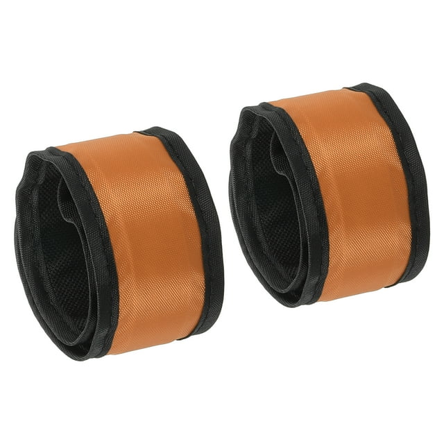 Unique Bargains Bracelet LED, 2 Bracelets Lumineux LED, Orange, G