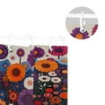 thumbnail image 5 of Yayeee Shower Curtain with Hooks 72"x72" Waterproof Fabric Bathroom Hanging Decor, Purple Flowers, 5 of 5