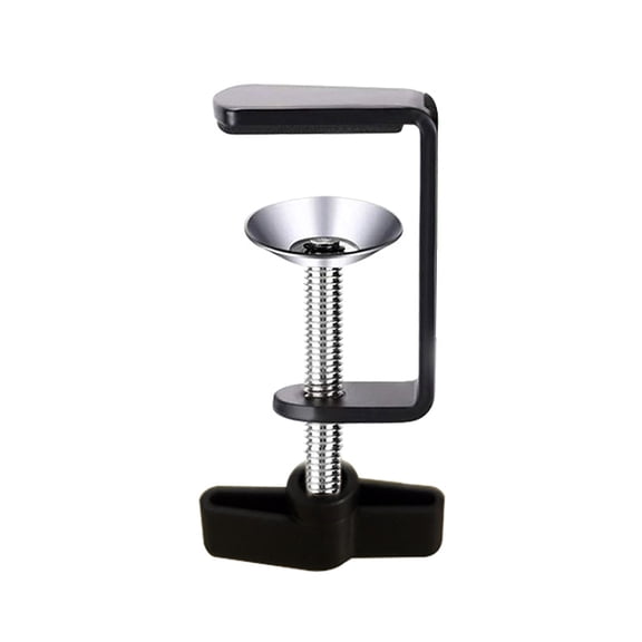Ciwanning Aluminum Alloy Replacement C-Clamp Desk Light Clamp Mount Holder Cantilever Bracket for Desktop Table Lamp