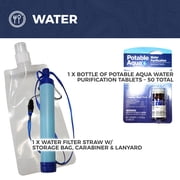 Sirius Survival Pre-Packed Emergency Survival Kit/Bug Out Bag for 2 - Over 150 Pieces, Camo, 50BOB01-CMO