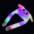 thumbnail image 6 of Herrnalise Fashion Cute Men And Women Plush Light Rabbit Ear Hat Wrap Warm Hat Cap, 6 of 8