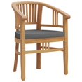 thumbnail image 2 of vidaXL 3 Piece Garden Dining Set Solid Wood Teak, 2 of 5