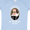 thumbnail image 4 of Inktastic To Thine Own Self Be True Shakespeare Boys or Girls Baby Bodysuit, 4 of 5