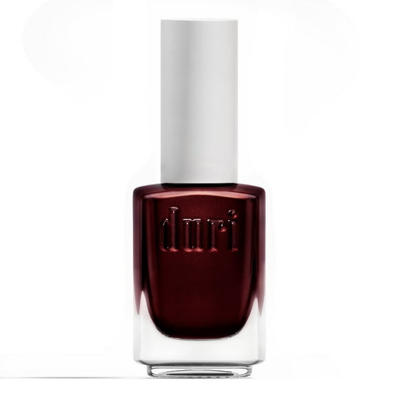 Duri Cosmetics Nail Polish 498 Rock'n Roll Nail Polish Dark Metallic Shimmer Burgundy 0.5 fl oz