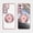 Pink, variant on Designed for Samsung Galaxy S23 Crystal Clear Back Case, Luxury Case with Lens Protector Drop Protective Magnetic Rotating Ring Kickstand Shockproof Thin Fit Phone Case Cover, Black