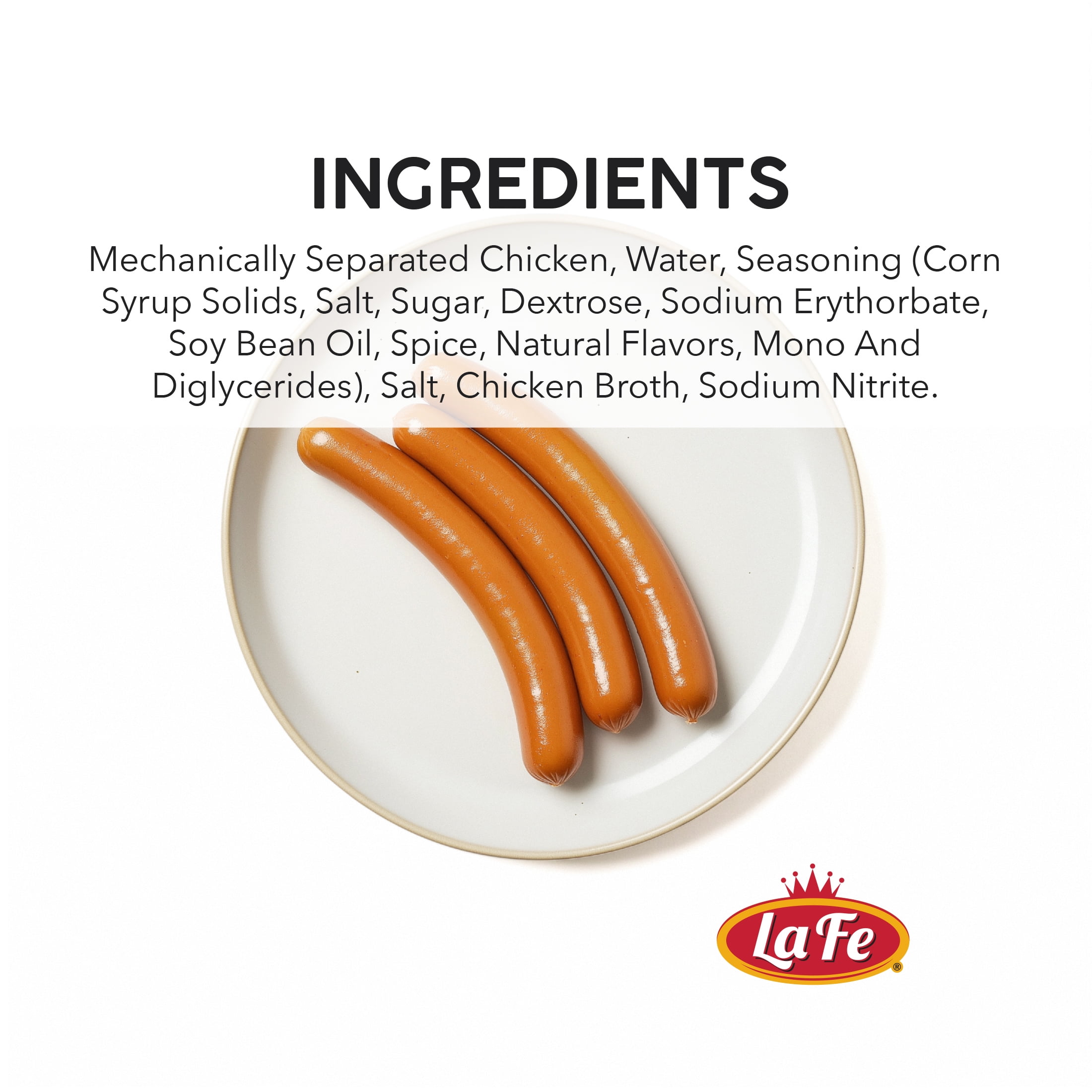 La Fe Chicken Vienna Sausage, 4.75 oz Can