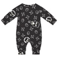 thumbnail image 2 of Badtz Maru Baby Footless Rompers, Long Sleeve Baby Onesie Jumpsuit for Boys Girls, 2 of 8