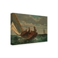 thumbnail image 3 of Trademark Fine Art Winslow Homer Breezing Up (A Fair Wind) 1873-76 Canvas Wall Art - 12x19, 3 of 5