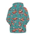 thumbnail image 2 of chaqlin Horse Hoodies for Boys 14-16 Trendy Y2K Zip up Hooded Blue Galaxy Long Sleeve Sweatshirt Jacket Soft Drop Shoulder Cardigan with Pockets, 2 of 7