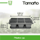 thumbnail image 5 of Charola Moderna rectangular Smart Garden para suculentas Gris, 5 of 6