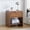 Brown A, variant on WIRRYTOR Curved Wave Narrow Nightstand Set of 2 for Bedroom, Mid-Century Modern 3 Drawer Slim Bedside Tables, Retro End Table Set of 2, White