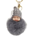 thumbnail image 3 of Llavero con forma de bola de pelo de muñeca, bolso, coche, muñeco de peluche de dibujos animados, colgante, pequeño regalo, artesanía, 3 of 6
