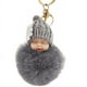 thumbnail image 2 of Llavero con forma de bola de pelo de muñeca, bolso, coche, muñeco de peluche de dibujos animados, colgante, pequeño regalo, artesanía, 2 of 6