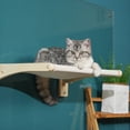 thumbnail image 4 of Cat Window Perch, Table Comfortable Wooden Cat Window Bed Easy Assembly  for Home, 4 of 7