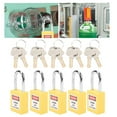thumbnail image 4 of 5 Juegos Bloqueo de Candado de Seguridad Bloqueo de Etiquetado Nylon PA Bloqueo de Seguridad Candado 38 mm LOTO Lock Etiqueta., 4 of 7