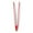 Rouge, variante sur Greyghost une Seule Pièce Antiadhésif Silicone Alimentaire Pinces Barbecue Cuisine Gril Alimentaire Pince à Pain Résistant à la Chaleur