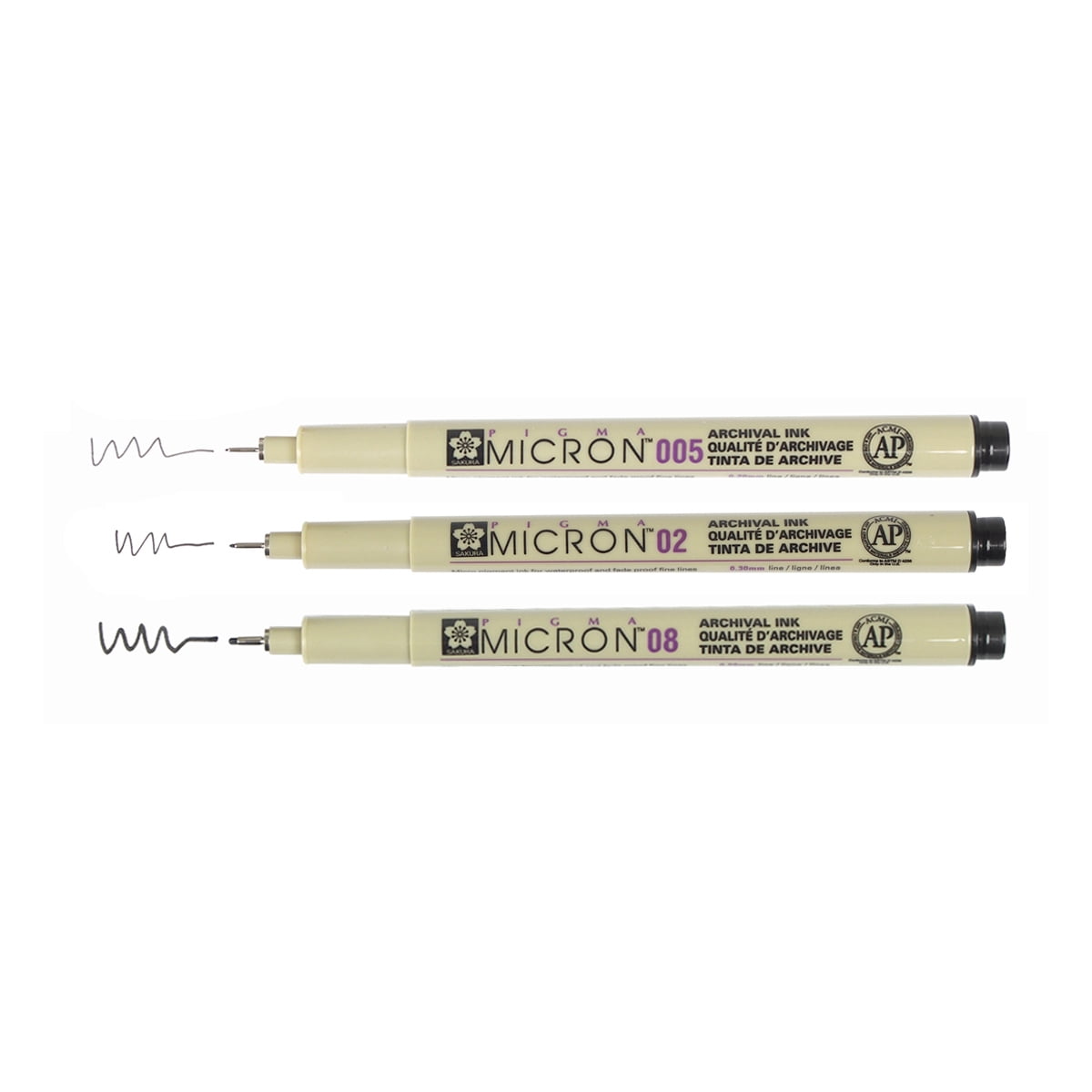 Pigma Micron Fine Line Black Pens, 12 Packs: 3 ct. (36 total)