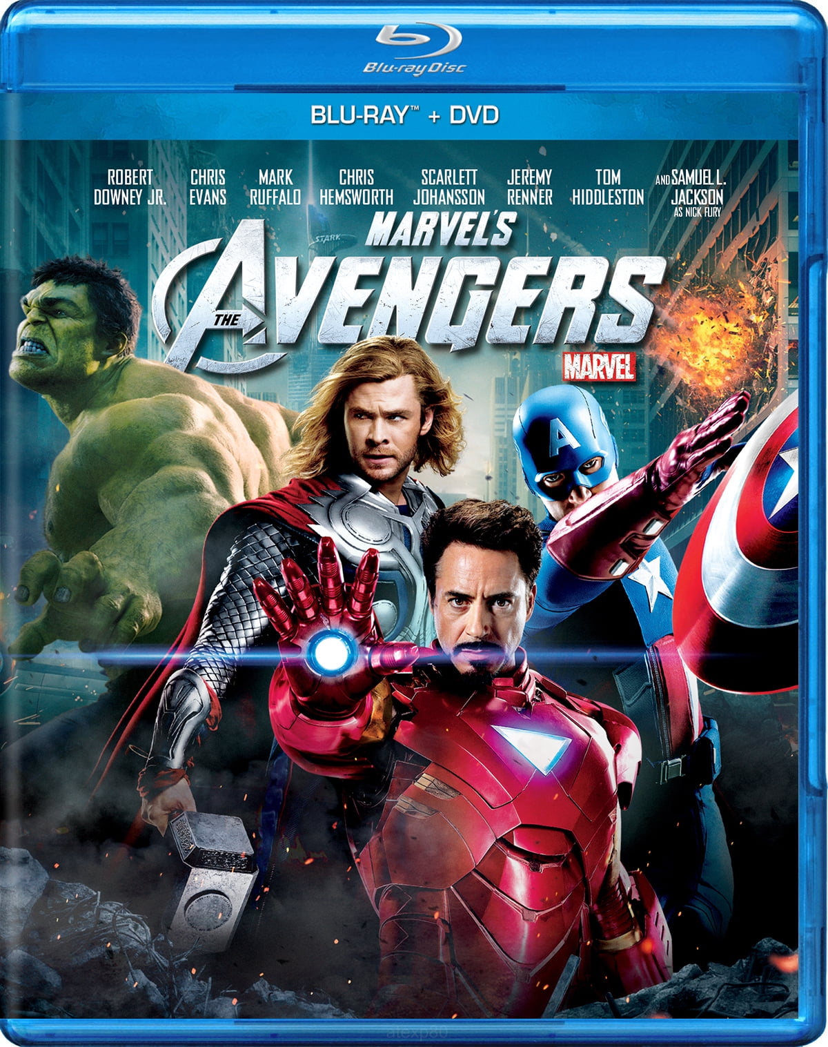 Marvel's The Avengers (Two-Disc Blu-ray/DVD Combo in Blu-ray Packaging) (Blu-ray) - Walmart.com