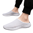 thumbnail image 2 of GrmtClth Unisex Slip On Mules Breathable Mesh Casual Slippers Lightweight Non Slip Walking Shoes Comfortable Backless Loafers Outdoor Slide Sandals, 2 of 7