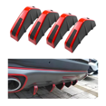 thumbnail image 3 of Car Rear Lower Bumper Wing Lip Diffuser, Anti-Crash Accessories Spoiler Protector, Rear Bumper Splitter Lip Wing , 4Pcs, 3 of 6